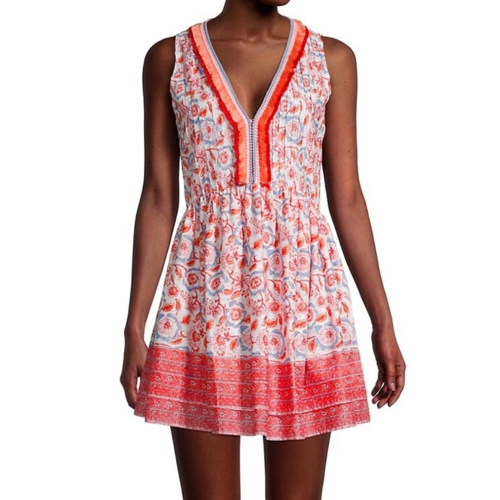 Vineyard Vines Frangipani Floral Pintuck Dress NWT, Size S
